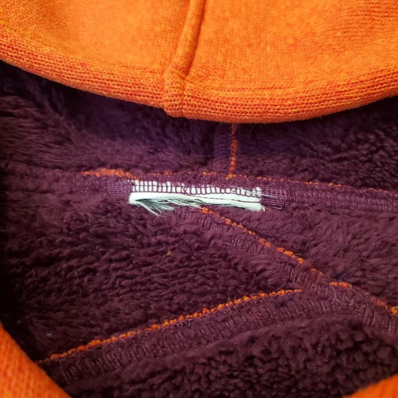 Spyder Women's Bliss Zip UP Hoodie New Without Tags Burgundy and Orange. - Picture 6 of 8